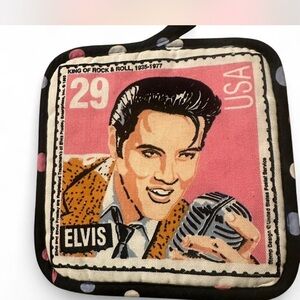 Vintage Elvis Presley pot holder